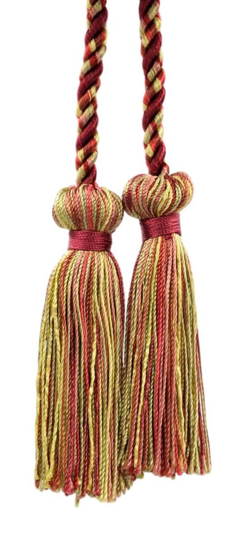 Curtain Tieback, Style# CCT, Color# PR15 - Cajun Red [Sold Individually]